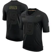 Men's Black Limited Matt Araiza Buffalo 2020 Salute To Service Jersey