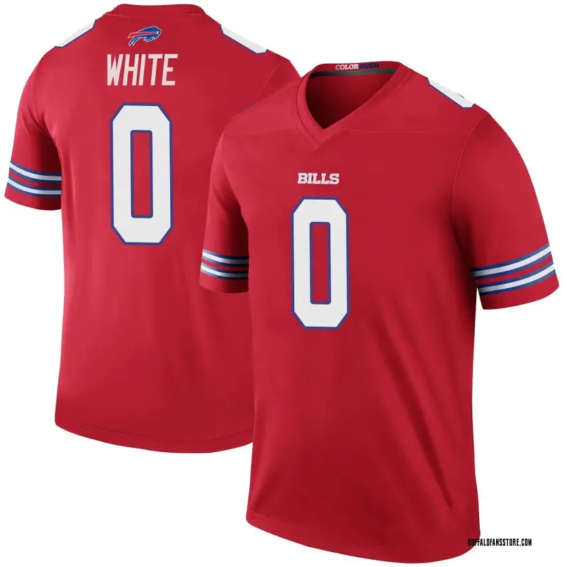 Men's Red Legend Tre'Davious White Buffalo Color Rush Jersey