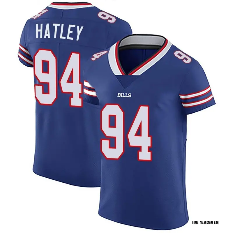 Men's Royal Blue Elite Rickey Hatley Buffalo Team Color Vapor Untouchable Jersey