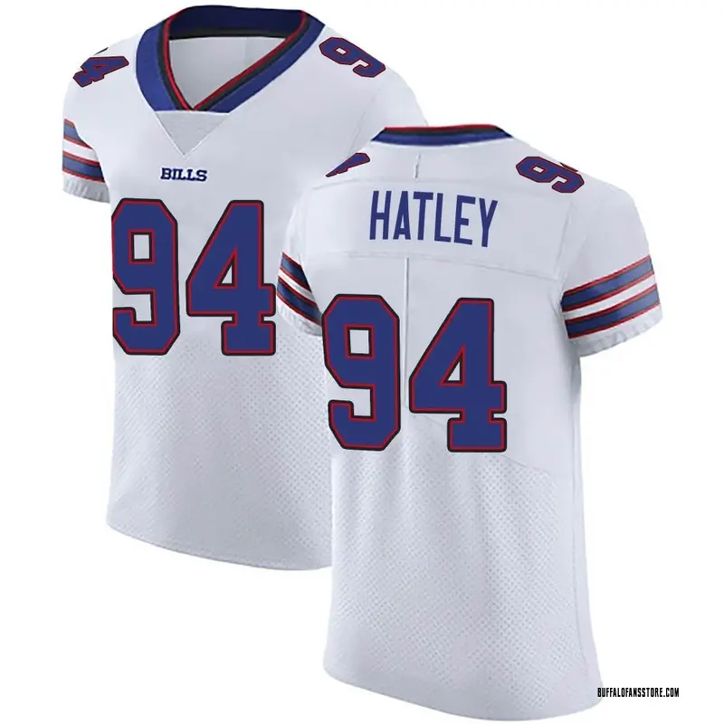Men's White Elite Rickey Hatley Buffalo Vapor Untouchable Jersey